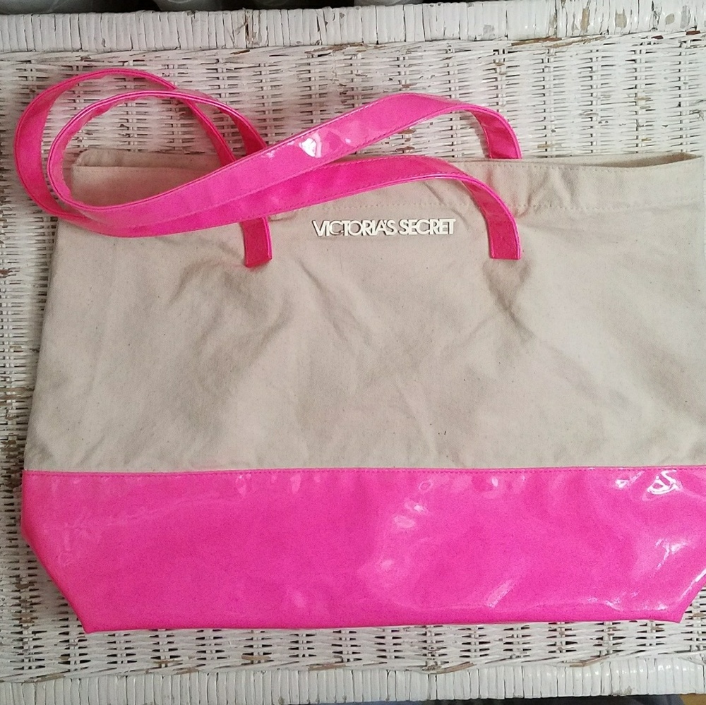 Victoria's Secret Neon Canvas Bag